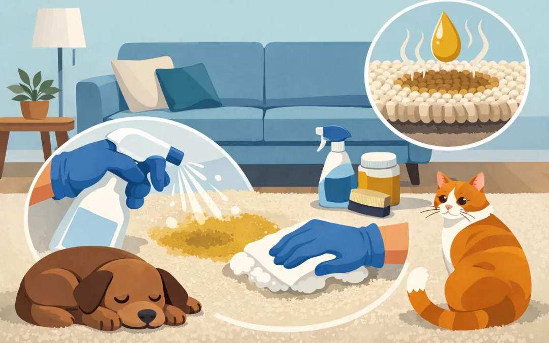 How to Remove Pet Urine Smell From Carpet