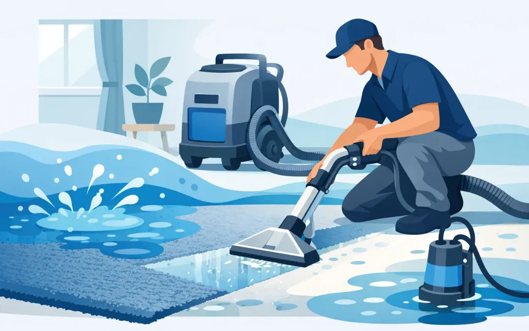 Wet Carpet Emergency Water Extraction Explained