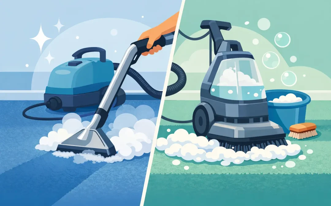 Steam Cleaning Versus Shampooing Carpets Compared